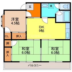 プレステージはしだの物件間取画像